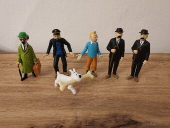 Tintinove dobrodružstva figúrky - kolekcia 6ks