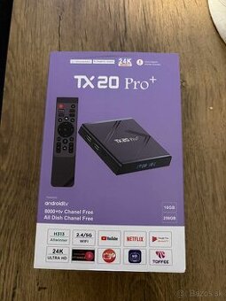 Nový smart TV BOX 5G TX20+ PRE 4K 24K ANDROID TV