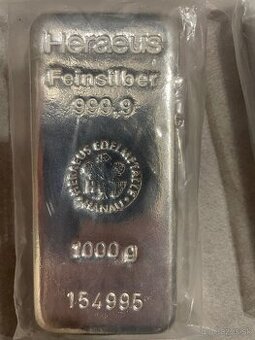 Striebro. Investičné striebro. Heraues