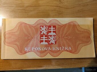 kuponová knižka