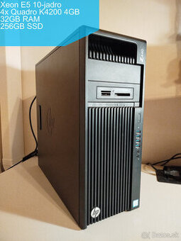 HP Z440 | 10 Jadro | 4x Quadro | 32GB RAM