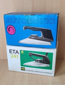 retro žehličky ETA 220 a 241 NOVÉ