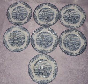 Anglicky porcelan -dezertne tanieriky