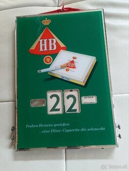 Stará reklamná cedula -sklo