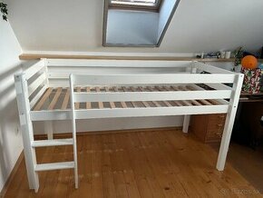 Detská vyvýšená posteľ 90x200 mm