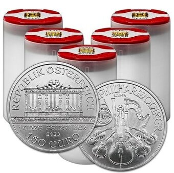 Kúpim strieborné investičné mince, 1oz, investičné striebro