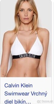 Calvin klein original vrch biele,nový spodny diel gratis