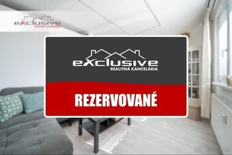 " REZERVOVANÉ " 1 IZBOVÝ BYT - PROSTĚJOVSKÁ, PREŠOV, 40 M2