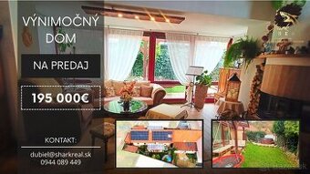 Výnimočný rodinný dom v krásnej prírode Štiavnických vrchov