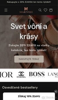 Na predaj nový e-shop Marivele.com