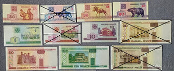 Loty UNC bankoviek svet 3