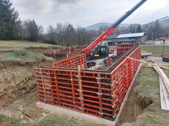 Stenové debnenie peri - prenájom