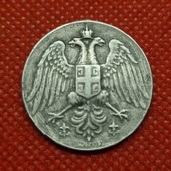 Srbská strieborná medaila za chrabrosť 1912