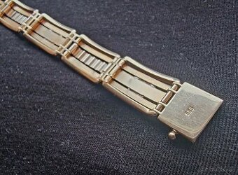 Zlaty naramok 585 ..14k  gramaz 25.50gr  dlzka 22.5cm