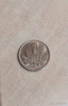 Predám nadhernú vzácnejšiu mincu SŠ 1 ks 1945, RL