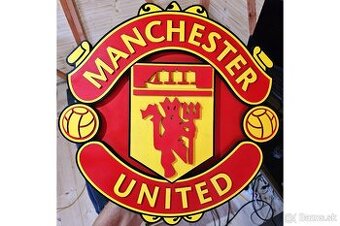 Manchester United veľký Drevený 3D obraz