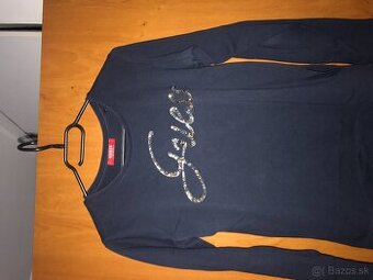 GUESS originál kráľovská Modra damske tricko S/M