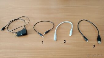 Nabíjačka microUSB, audio AUX, USB 2/mikro USB kábel