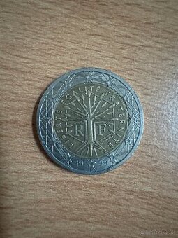 2 Euro coin 1999 France