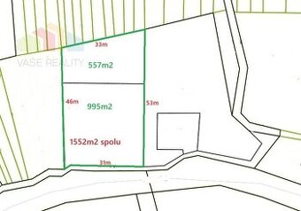 Pozemok 1552m2 v tichej lokalite, Moravany nad Váhom