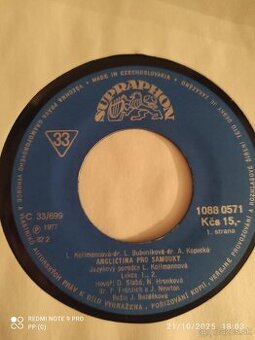 LP ROK 1956 RARITA SUPRAPHON ANGLICTINA