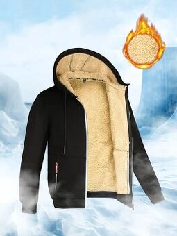 NOVá teplá pánska mikina s kapucnou XL