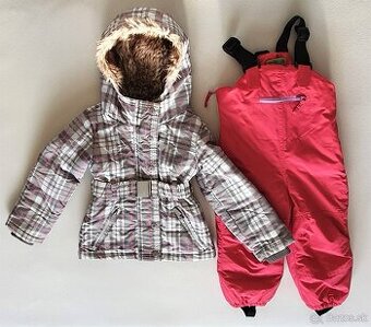 Dievčenská bunda a oteplovaky veľ. 92