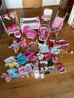 Baby Born bábiky plus mega vybavenie.