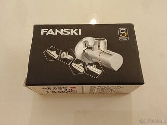 Designový rohový ventil Fanski 1/2" x 3/8" a 1/2" x 3/4"