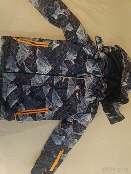 Teplá nepremokavá lyžiarska vetrovka 128