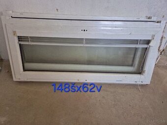 Plastové okná 2ks 148x62