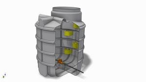 VODOMERNA SACHTA 100/150 ABV1500 bez betónovania