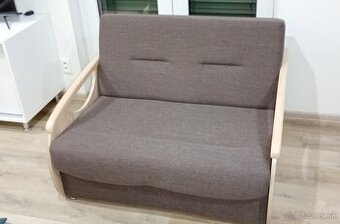 Dvojmiestna rozkladacia pohovka s odkladacím priestorom