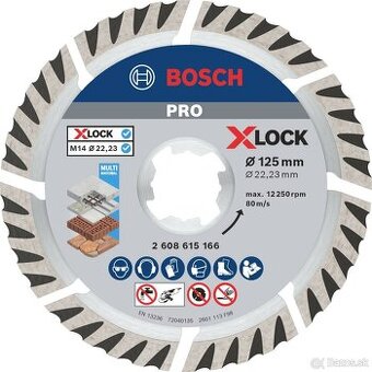 BOSCH Professional 125mm X-Lock diamantový rezný kotúč