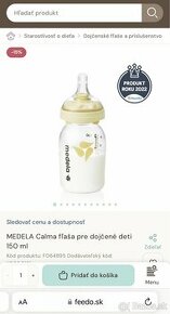 Medela Calma fľaša pre dojčené deti