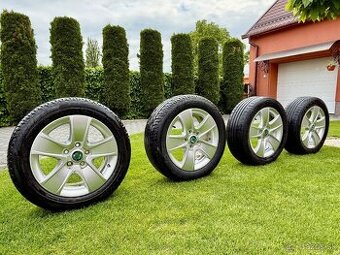 Komplet letnú sadu alu Škoda CRATERIS 5x112 205/55 R16.