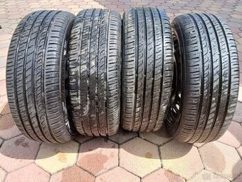 Letné pneumatiky 195/55 R15 na diskoch 4ks