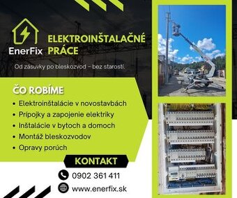 Ponúkam elektroinštalačné prace