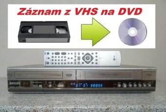 ⭐VHS-DVD rekordér Philips DVDR3320