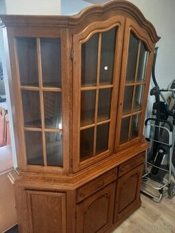 Rustikalna komoda +závesná skrinka