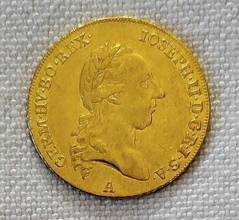 Zlatý 2-dukát Jozefa II., 1786A