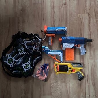 Súprava NERF zbraní a doplnkov