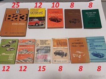 LADA, VAZ, Moskvič, staré katalógy, dielenské príručky