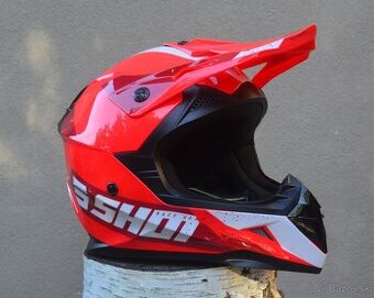 Predám mx prilba helma shot červená