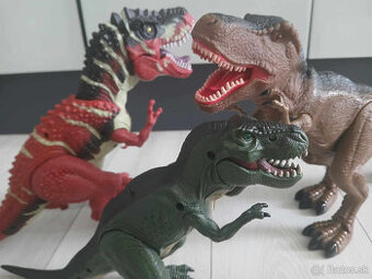 Dinosaury - zvukové, ohybné, chodiace