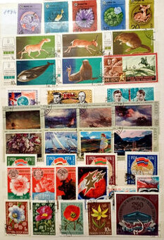 Predám poštové známky CCCP 1974 - 1980