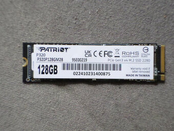 SSD Patriot 128GB P320 NVMe