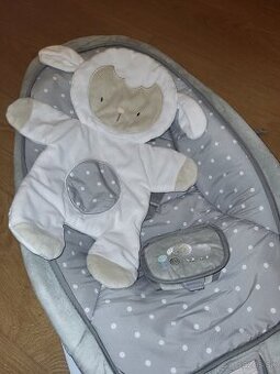 Hojdacie kresielko - Ingenuity,  Rocking Seat Cuddle Lamb