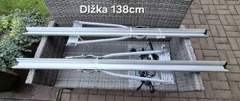 Predam dva hlinikove strešne nosiče na bicykle.