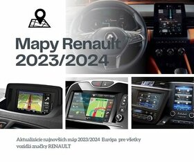 Navigacia Renault mapa 2023 SD karta 11.05 aktualizácia